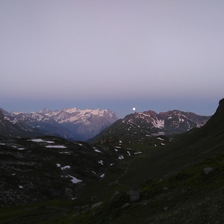 Ausblick von der Bartgeier Nische 